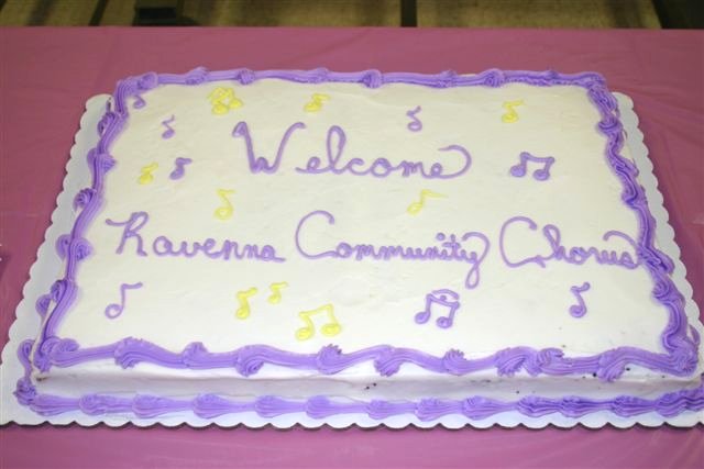 Weclome to RCC - a cake from John Knox Presbyterian Church