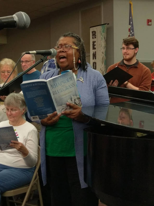 Image - Tressie Gardner prepares her solo for Dec 9 concert